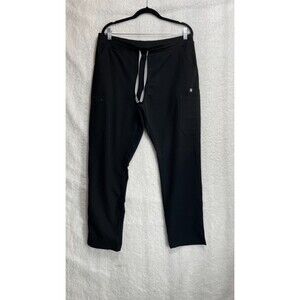 Figs Srub Pants Womens L Black Yola Skinny Technical Collection Pull on TW2000R